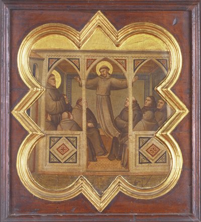 Verschijning van St. Franciscus aan zijn volgelingen door Taddeo Gaddi